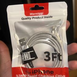 iPhone charger 3 ft Not type C