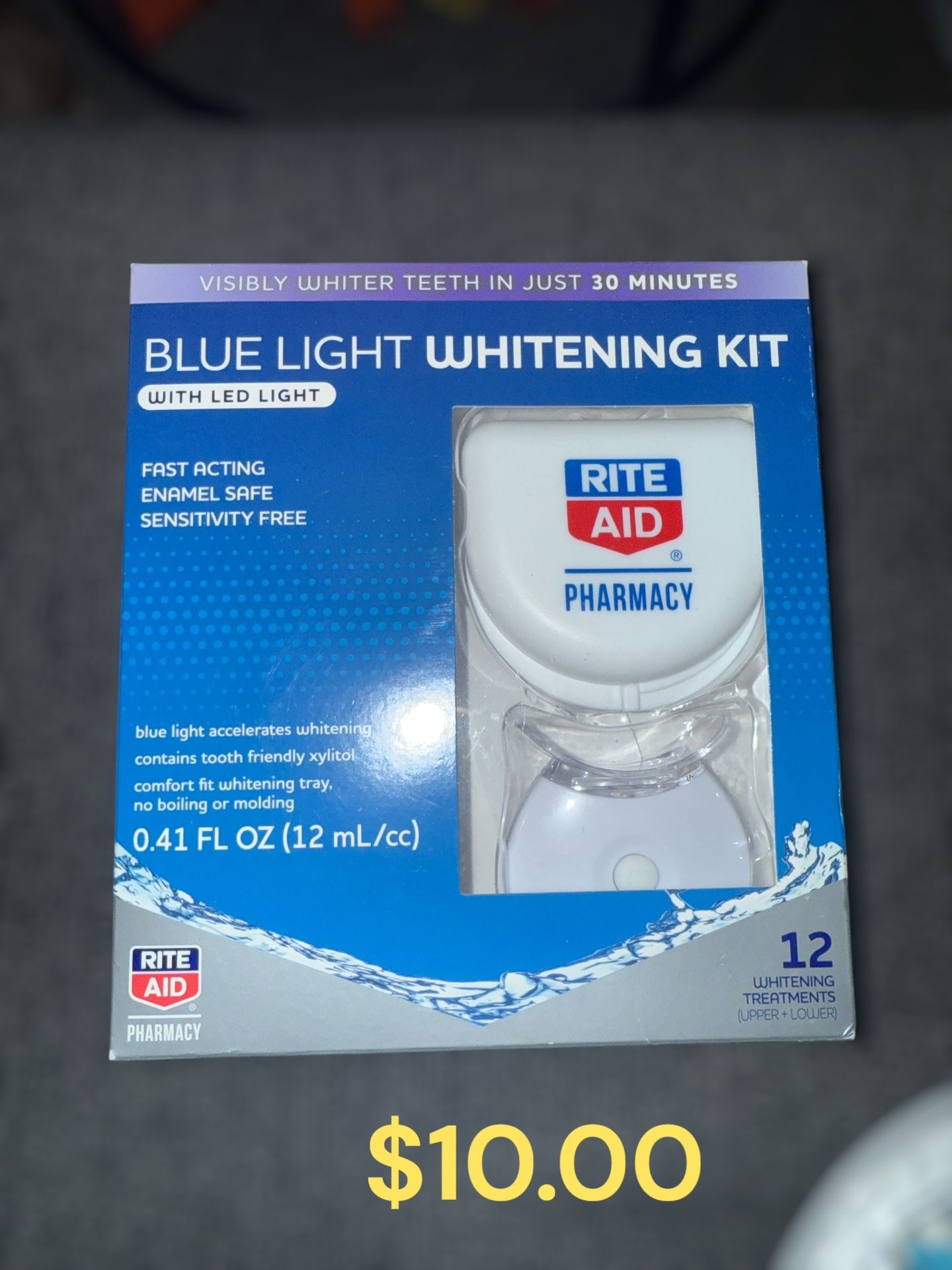Rite Aid Blue Light Whitening Kit – $10