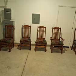 Dining table with chairs