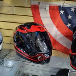 Motorcycle helmet size small brand new including smoke shield fly racing DOT approved