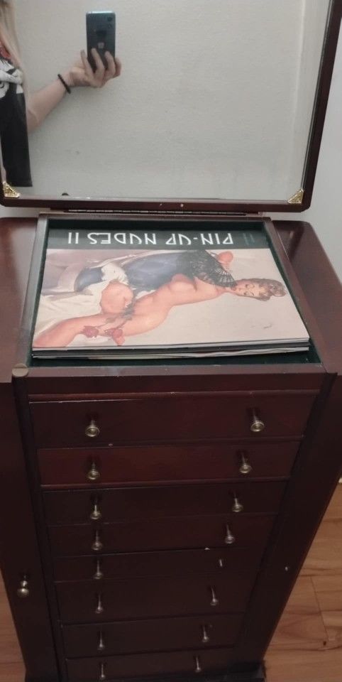 Vintage Wooden Jewelry Box