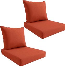 Outdoor Deep Seat Cushion Set – 2 Pack