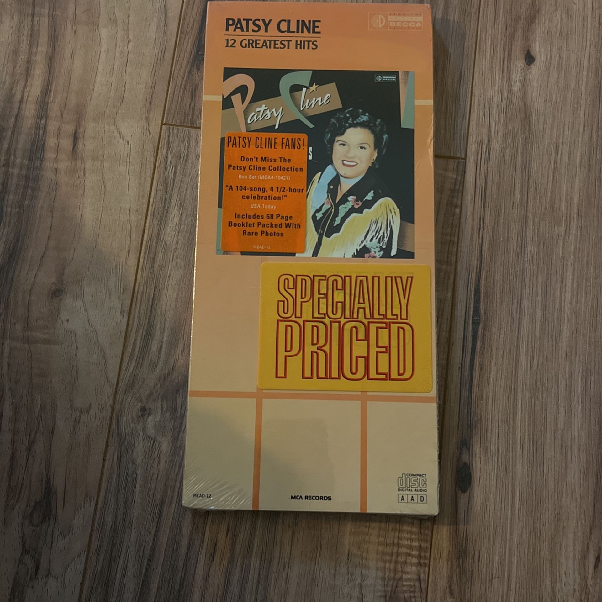 PATSY CLINE 12 Greatest Hits CD LONG BOX SEALED EXCELLENT