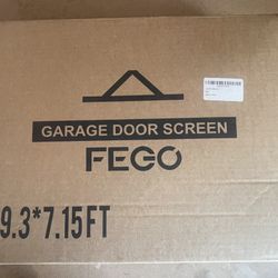 Garage Door Screen - Magnetic, brand new. 9’x7’