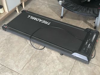 Walking Pad Treadmill Under Desk with 265lbs Capacity, Portable Treadmill for Home Office with Remote Control, 2.25HP Walking Treadmill for Walking an