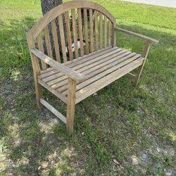 Smith Hawked Teak Bench 