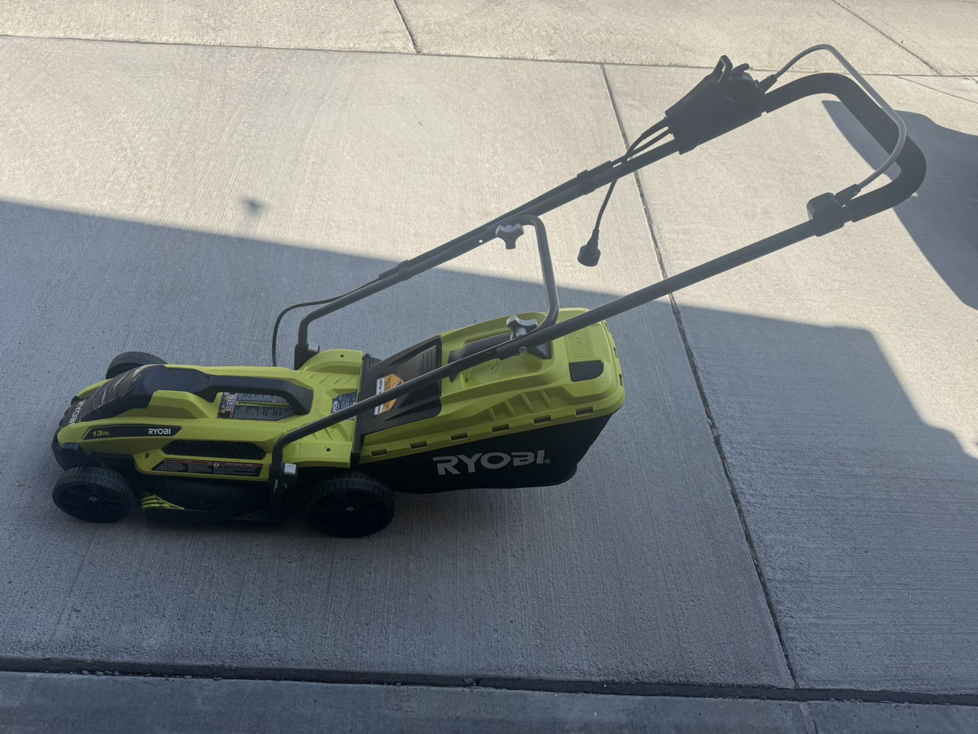 Used Corded Electric Ryobi Lawn Mower