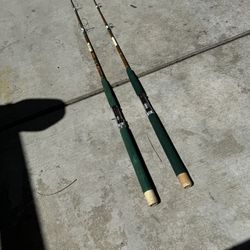 Pair Of Ocean Fishing Rods. 