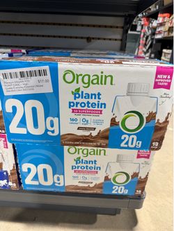 💪 ORGAIN PLANT PROTEIN SHAKES 💪✨ 20g Protein • 18 Pack •