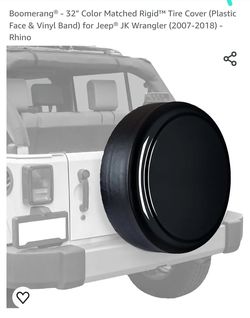 Boomerang 32" Color Matched Tire Cover for Jeep JK Wrangler (2007-2018)
