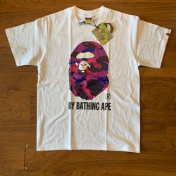 Purple Bape tee
