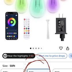 4.0 4.0 out of 5 stars (1,876) Outdoor String Lights 50FT, Color Changing Patio Lights, Waterproof 20 Shatterproof LED Bulbs, Multicolor & Warm White,