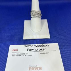14KT White Gold Diamond Ring
