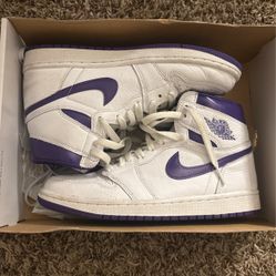 Jordan 1 Women’s Court Purple 
