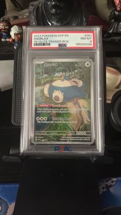 2023-25 Pokemon SV Black Star Promos Snorlax  PSA 8