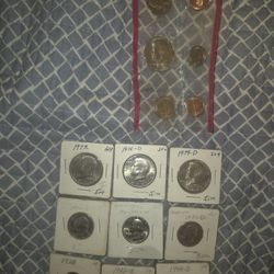 Small Coin Colllection(Including Uncirculated Denver 1984 Set)