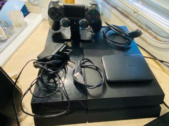 PS4 and gamer chair