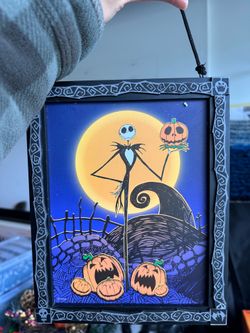 Nightmare Before Christmas framed photo
