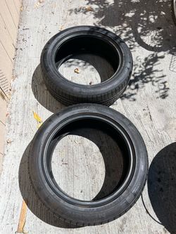two like new tires size 225/50/18” good condition
