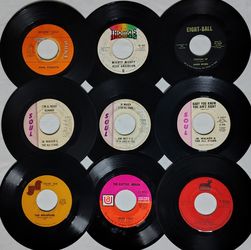 60s & 70s RAW FUNK 45 Lot of 9 VG avg cond. CLEANED & TESTED