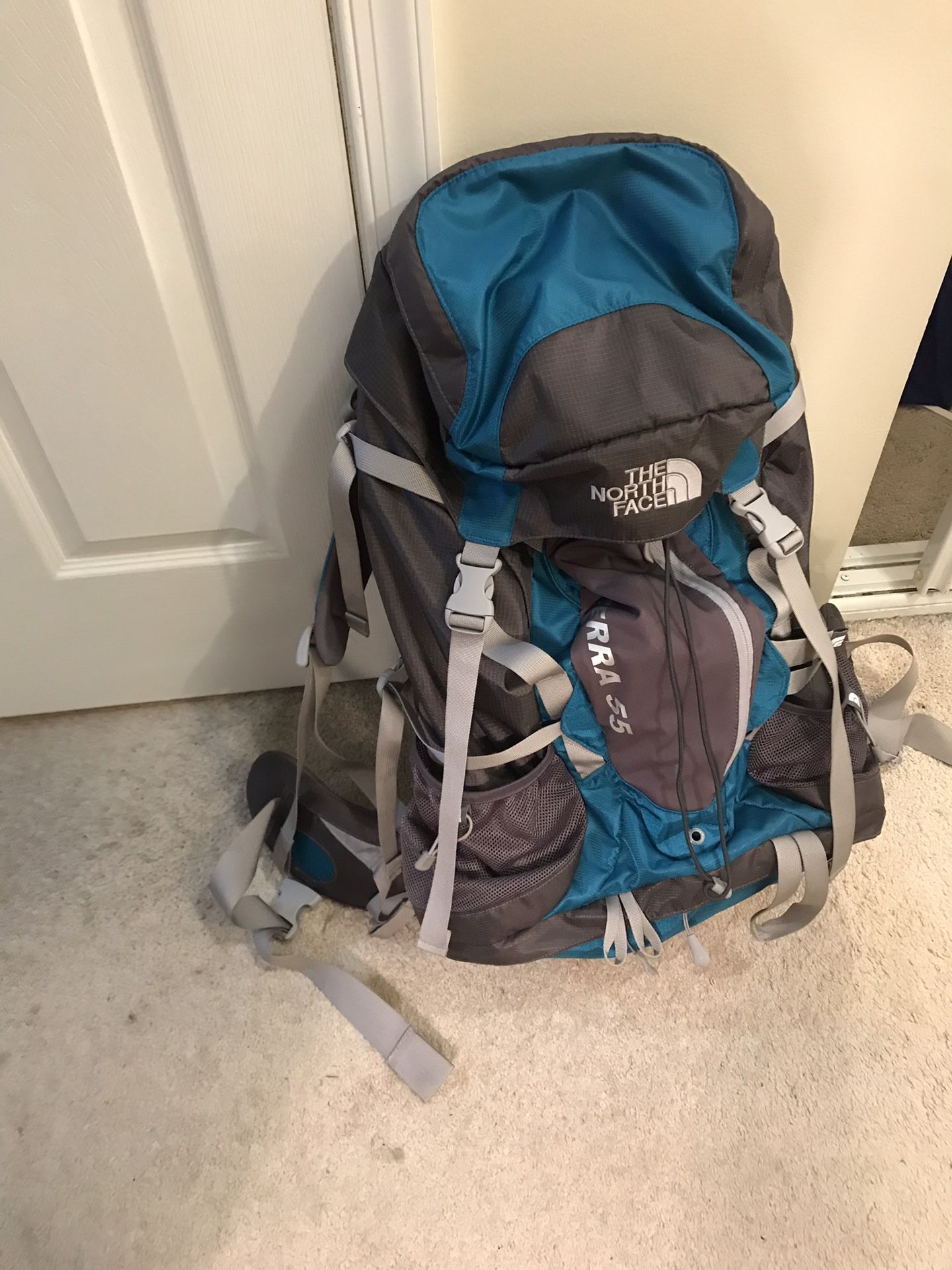 North face Terra 55 hiking backpack