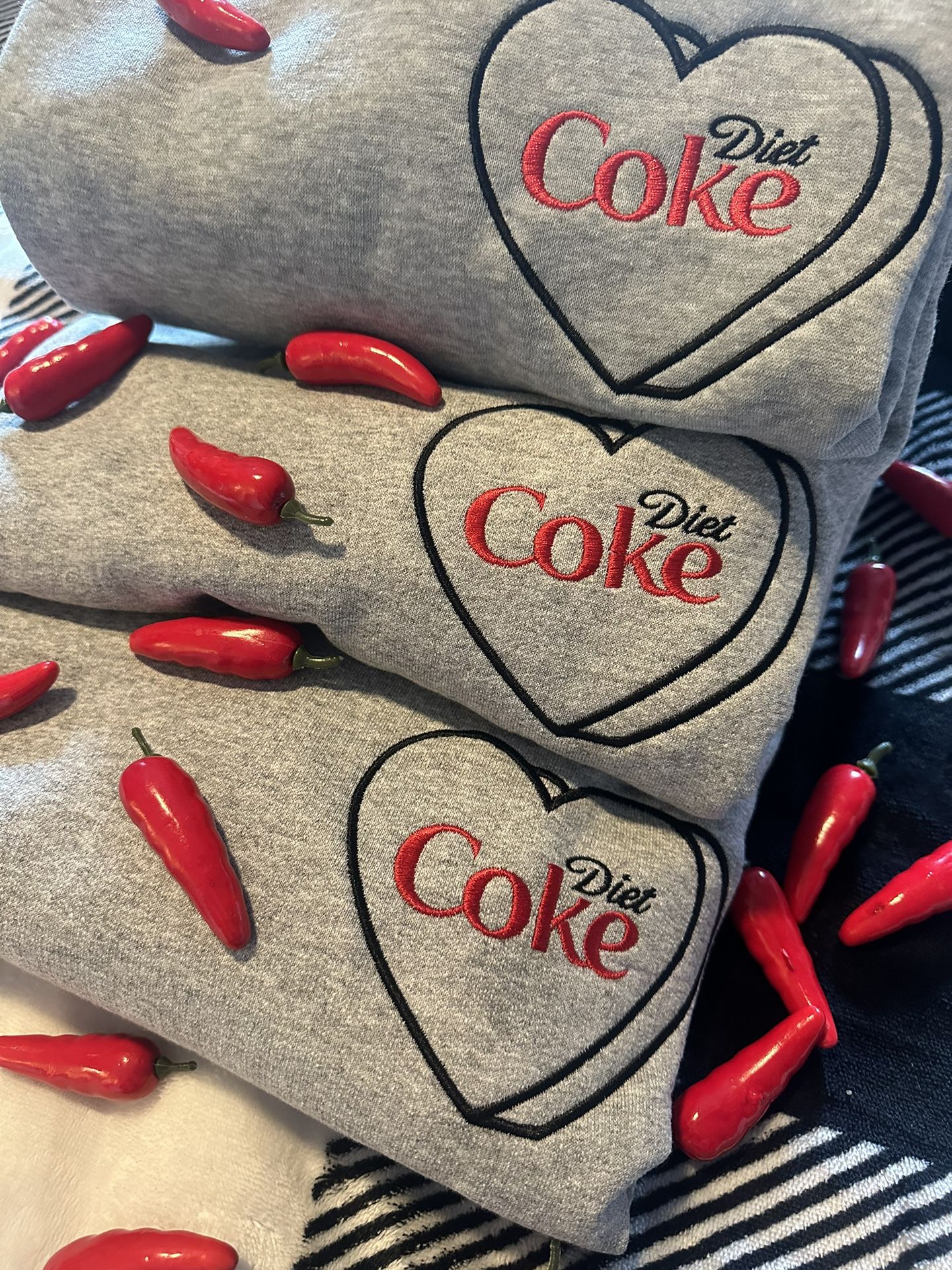 Diet Coke Embroidered Crewneck 