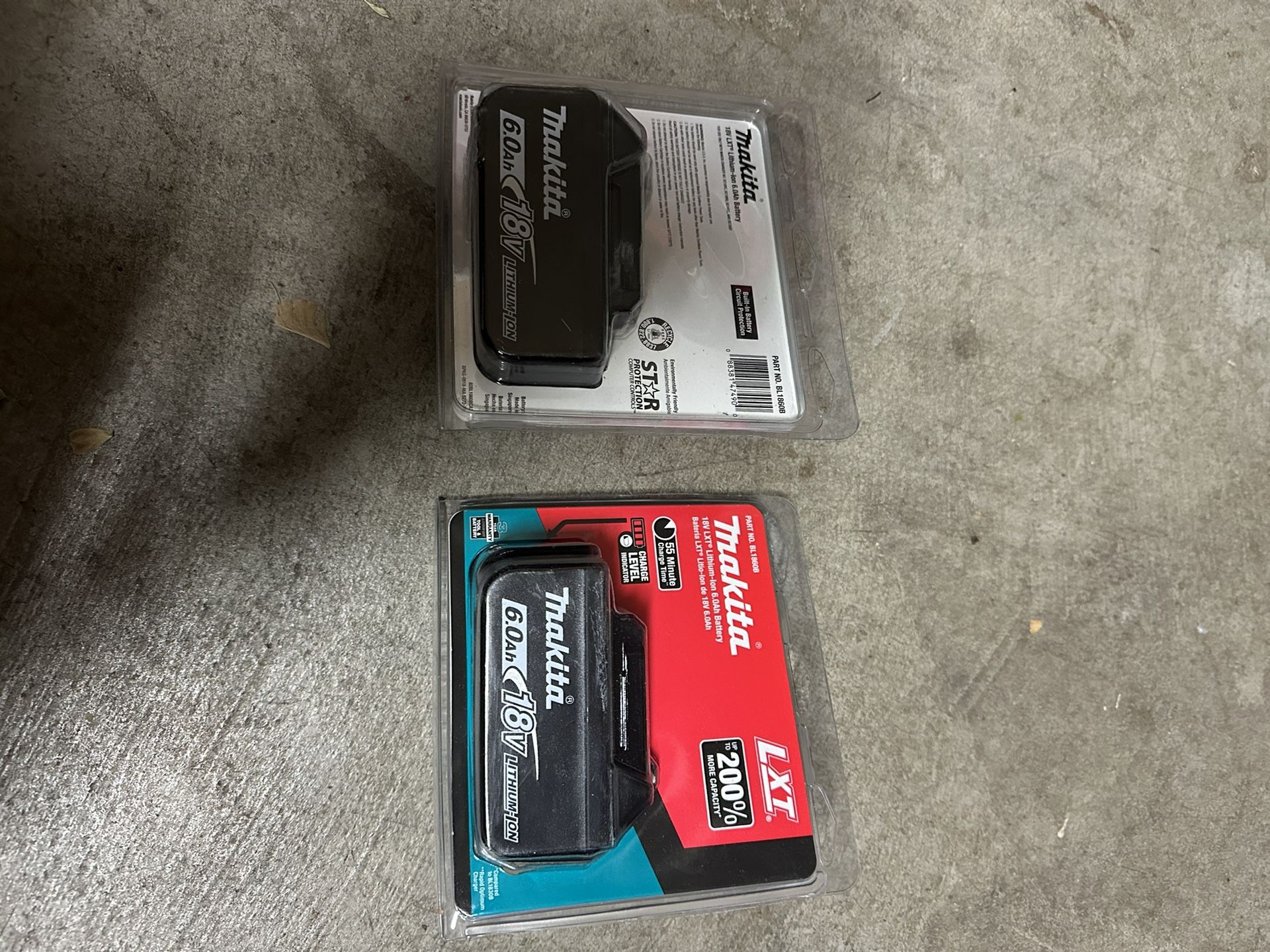 Makita 6.0 Batteries 18 volt