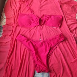 Pink bikini
