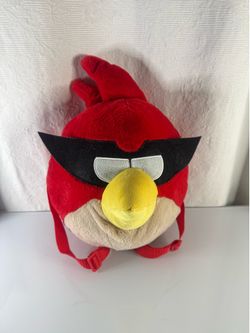 Rovio Angry Birds Red Space Bird 14" Plush Backpack Tote-Licensed Product