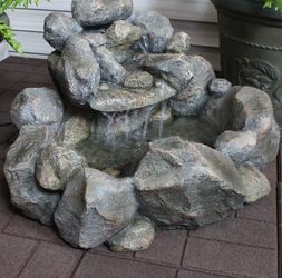 Rocky Ravine Outdoor Water Fountain