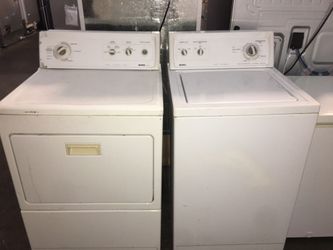 Kenmore top load washer and gas dryer