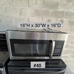 GE microwave over the counter (#40)