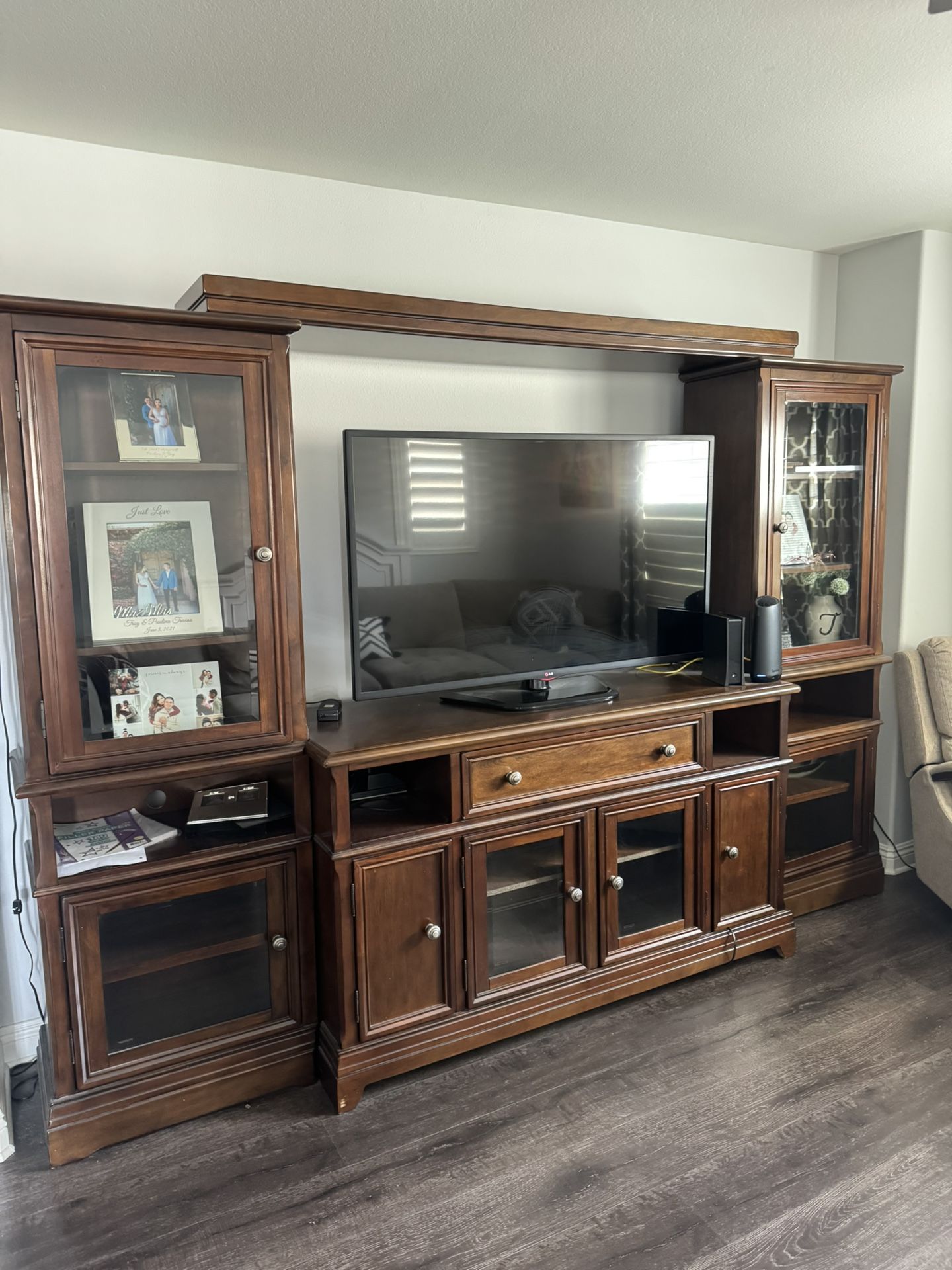 Entertainment Center With TV