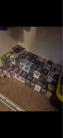 Stack of retail boxes