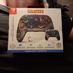 Nintendo Switch Controller  ENHANCED WIRELESS CONTROLLER PACMAN