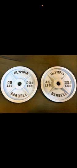 Two 45lb plates