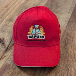 Rare Mulino Caputo Hat 100 Years Centenary Pizza Flour Red Baseball Cap One Size