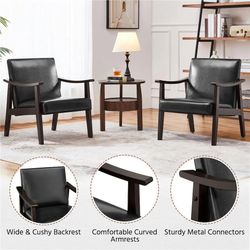 Mid Century Accent Chair Set Of 2 