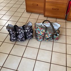 Thirty One Utility Tote / Bag  7 Pockets    
