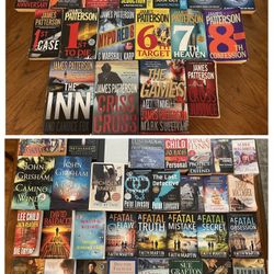 48 Books for 48 Bucks - Mystery, Suspense, Etc. - A Bunch of James Patterson, Etc. 