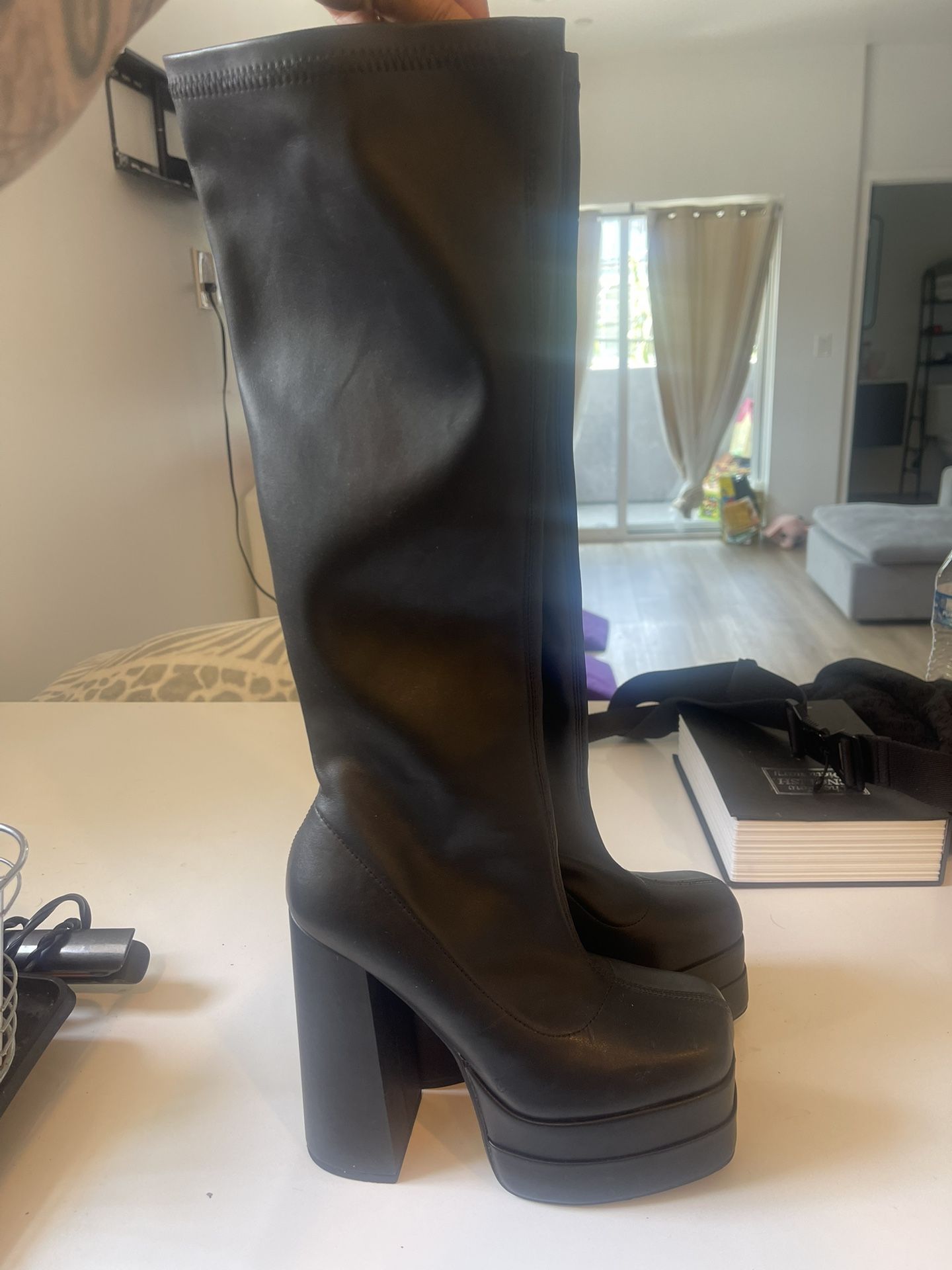 Knee High Platform Boots