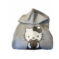 Hello Kitty Lux Light Gray Hoodie 