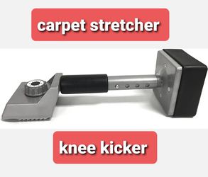 MaxWorks 80742 Carpet Stretcher Knee Kicker with Telescoping Handle,  Regular, Black