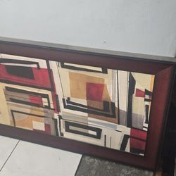 Picture Frames, Wine Rack, Artwork And Serving Tray. 