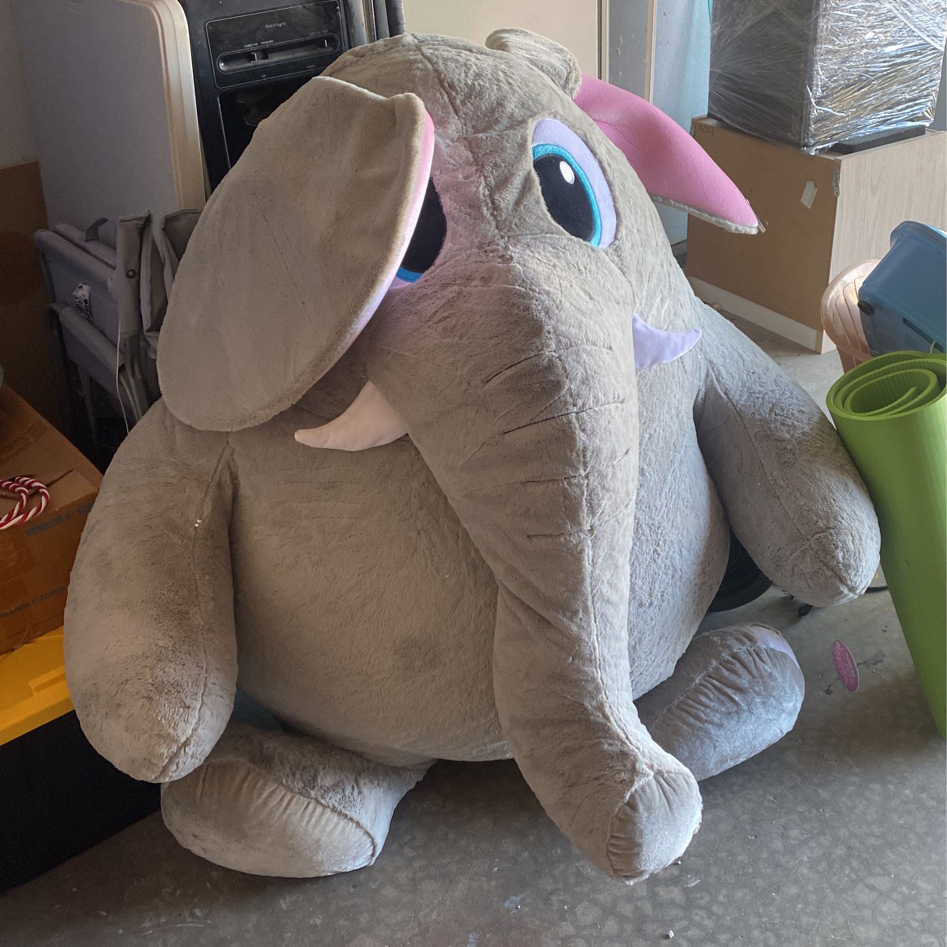 Giant Stuffed Elephant 
