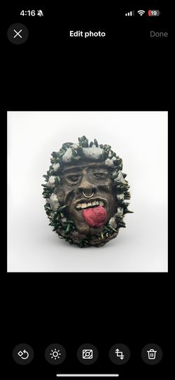 (R0ck$tar) Handmade Clay Sculpture 