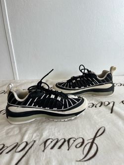 Nike Air Max 98 GS Running Shoe Black/Si