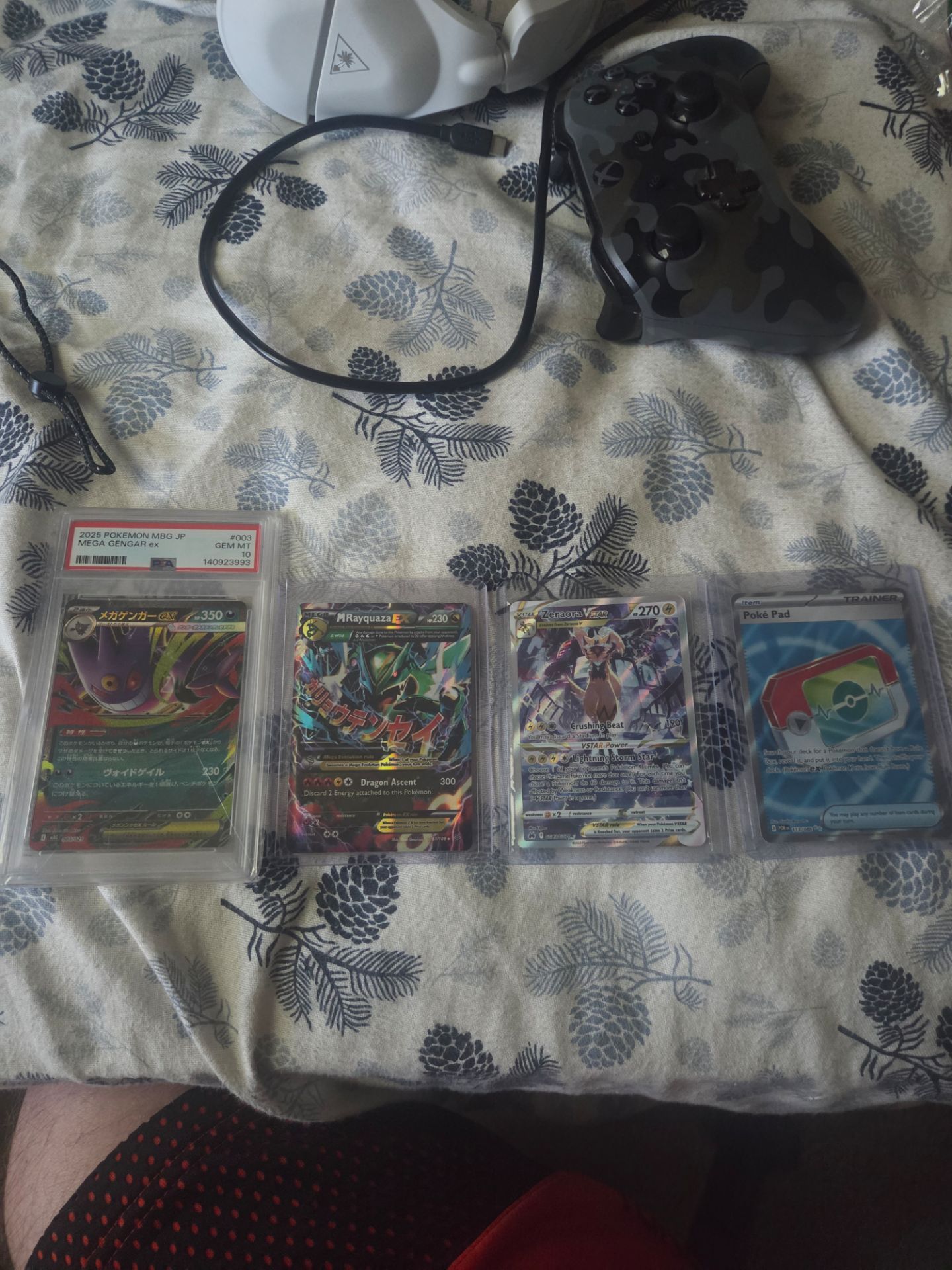 1 psa card 3 other pokemon cards
