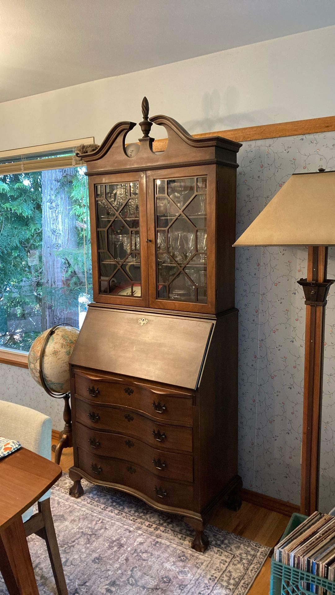 Antique Mahogany Secretary Desk - Maddox