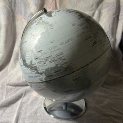 Tabletop Globe On Metal Base
